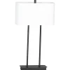 Bordslampor-By Rydens Luton Bordslampa 56cm Svart/Vit