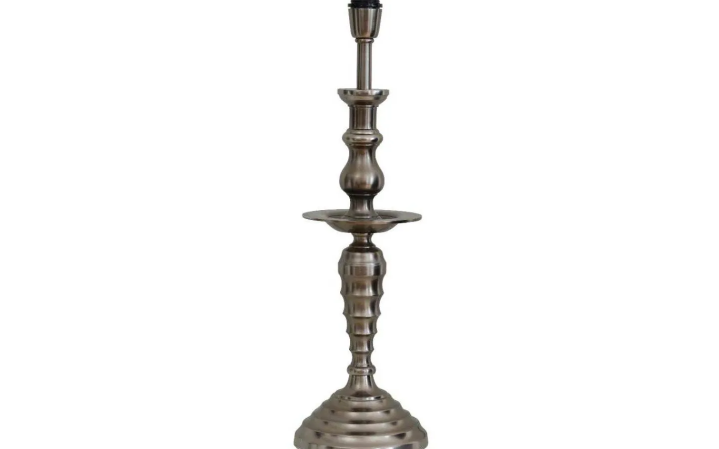 Lampfötter < Hallbergs Lux Lampfot 62cm Antik Silver