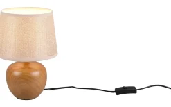Bordslampor-Reality Luxor Bordslampa 26cm E14 träimitation