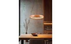 Stora Taklampor Ø50-69 Cm < Trio Lighting Lynwood Takpendel LED 50cm trä