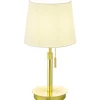 Bordslampor-Trio Lighting Lyon Bordslampa E27 matt mässing