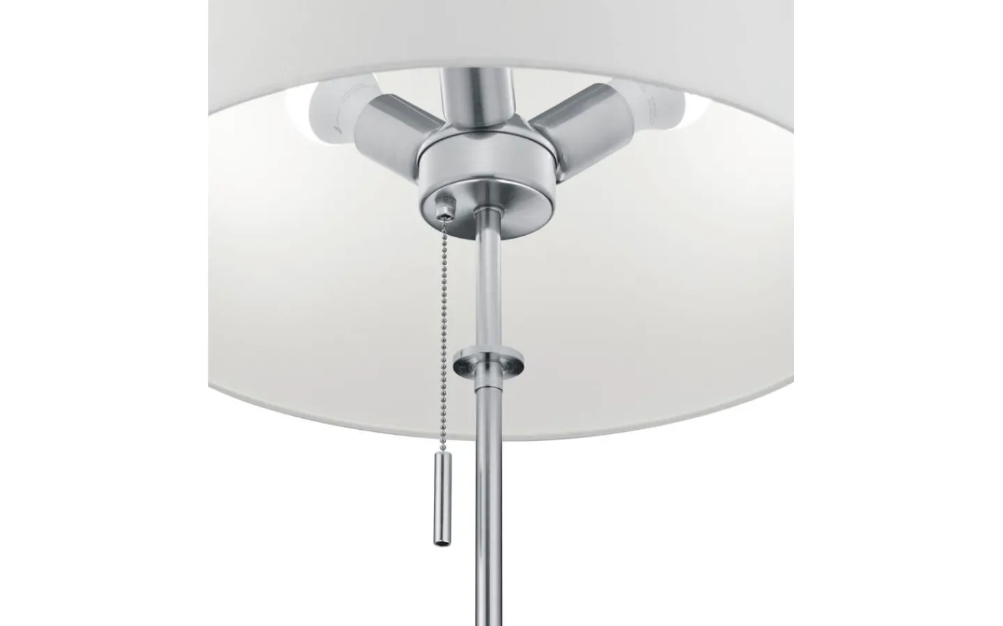 Golvlampor < Trio Lighting Lyon Golvlampa 3xE27 borstat stål
