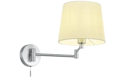 Läslampor < Trio Lighting Lyon Vägglampa E27 borstat stål