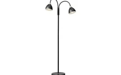 Vardagsrum|Golvläslampor-Cottex Läza Golvlampa 132cm 2xE14 Svart