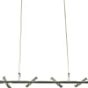 Avlånga Taklampor-Aneta Macarons Taklampa 90cm LED 6x5W 3000K Krom/Frost