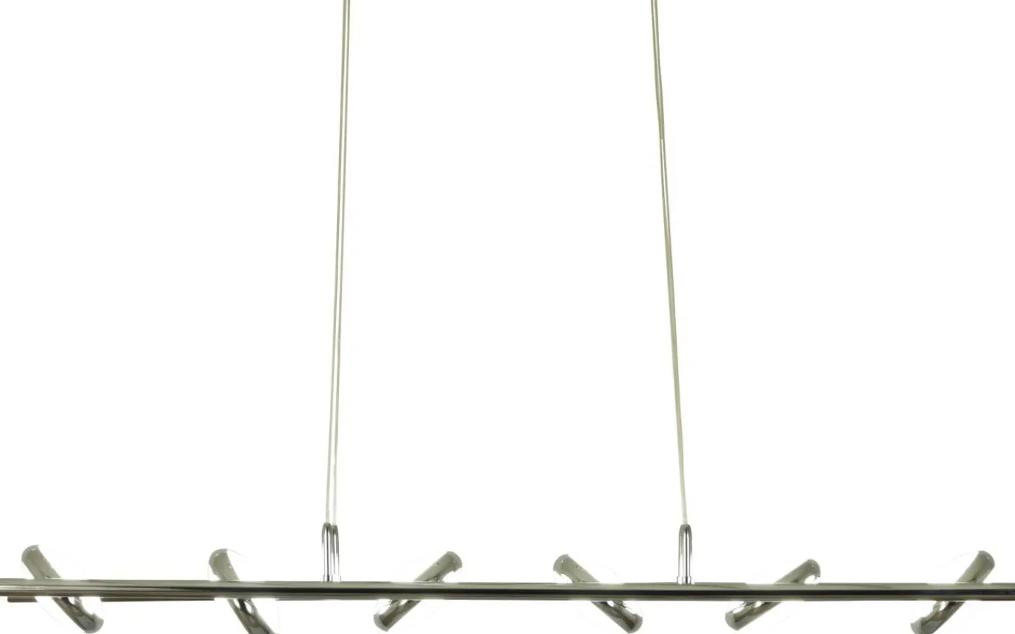 Avlånga Taklampor-Aneta Macarons Taklampa 90cm LED 6x5W 3000K Krom/Frost