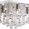 Kristallplafonder|Plafonder < Aneta Madelene Kristallplafond 50cm Krom