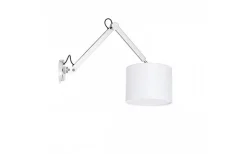 Läslampor|Vardagsrum-Rendl Madison W Vägglampa Vit/Krom E27