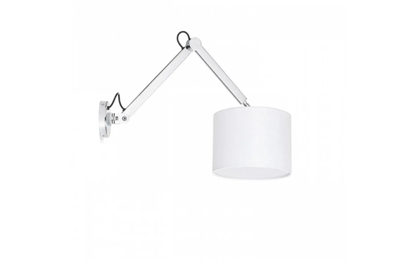 Läslampor|Vardagsrum-Rendl Madison W Vägglampa Vit/Krom E27