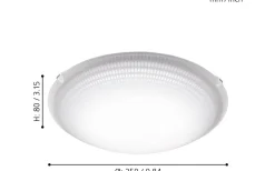 Plafonder < Eglo Magitta Plafond 25cm LED 3000K 11W Opal
