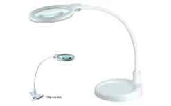Skrivbordslampor-Halo Design Magni Skrivbordslampa med Förstoringsglas 3 Doptriers LED 6W 3000K Vit