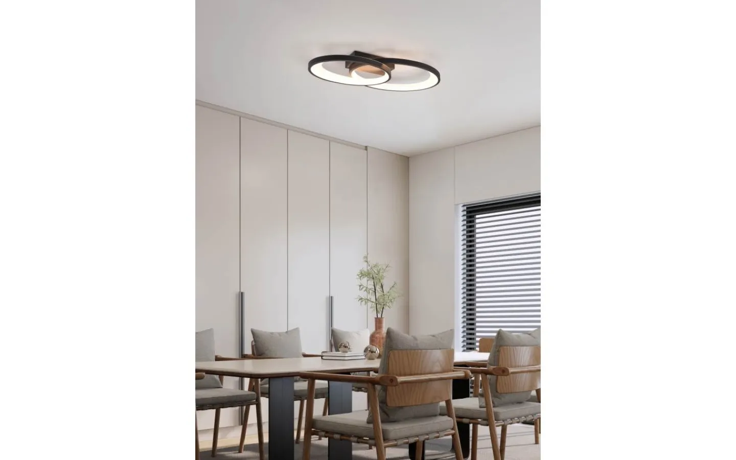 Plafonder < Reality Malaga Plafond LED mattsvart