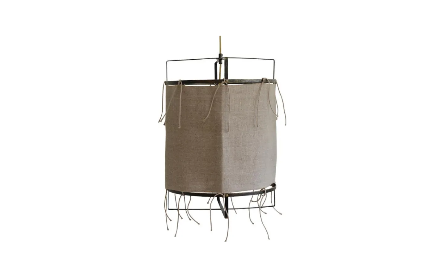 Vardagsrum|Stora Taklampor Ø50-69 Cm-Hallbergs Malibu Taklampa 50cm Natur
