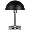 Uppladdningsbara Lampor Inomhus|Bordslampor-Dyberg Larsen Malmø Uppladdningsbar Bordslampa 23cm LED 3000K 1W Svart/Krom