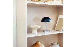 Uppladdningsbara Lampor Inomhus|Bordslampor-Dyberg Larsen Malmø Uppladdningsbar Bordslampa 23cm LED 3000K 1W Svart/Krom
