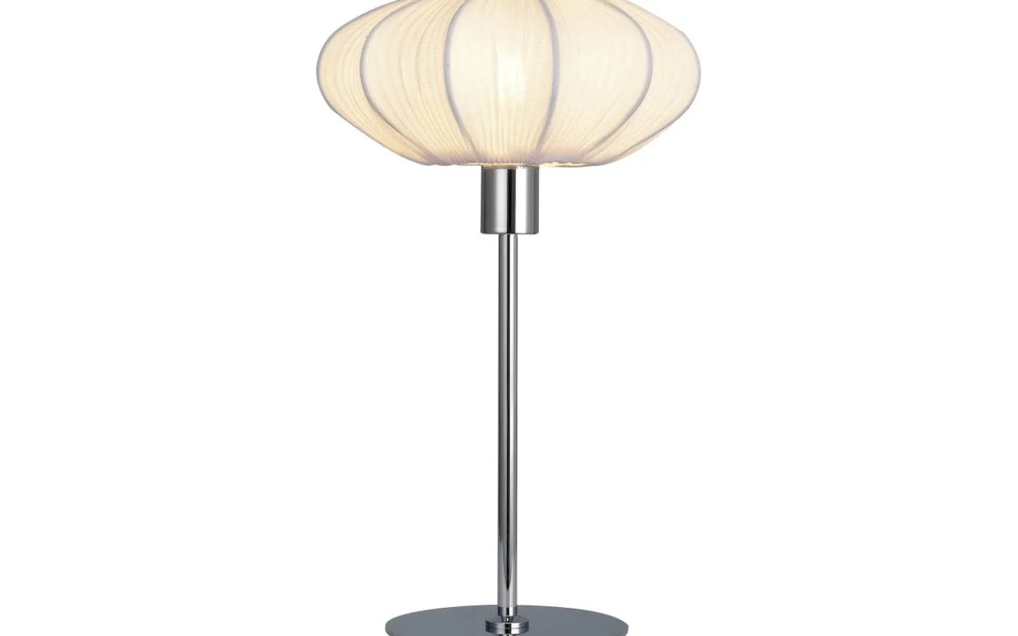 Bordslampor < Aneta Mamsell Bordslampa 37cm Krom/Vit