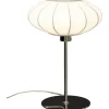 Bordslampor-Aneta Mamsell Bordslampa 45cm Krom/Vit