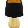 Bordslampor-Eglo Manalba Bordslampa 30cm Guld/Svart