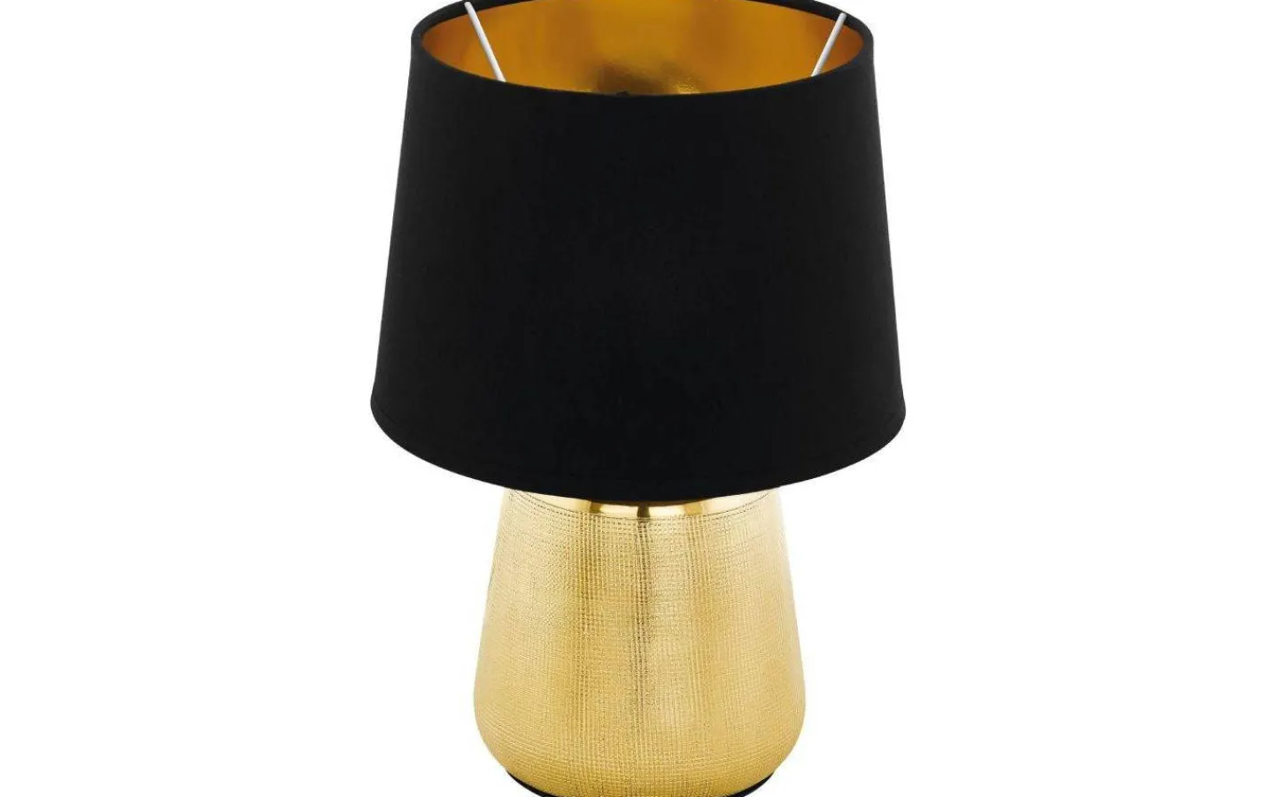 Bordslampor-Eglo Manalba Bordslampa 30cm Guld/Svart