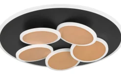 Plafonder-Trio Lighting Mandala Plafond LED matt svart/guld