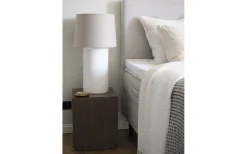 Lampfötter < Hallbergs Manhattan Lampfot 51cm Matt Vit