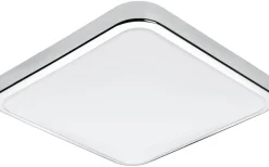 Plafonder < Eglo Manilva Plafond 29cm LED 3000K 14,4W Krom IP44