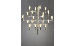 Kök & Matplats|Stora Taklampor Ø70-150 Cm < Herstal Manola Takkrona 70cm LED 20x2,5W Krom