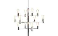 Vardagsrum|Kök & Matplats < Herstal Manola Takkrona 60cm LED 12x2,5W Krom