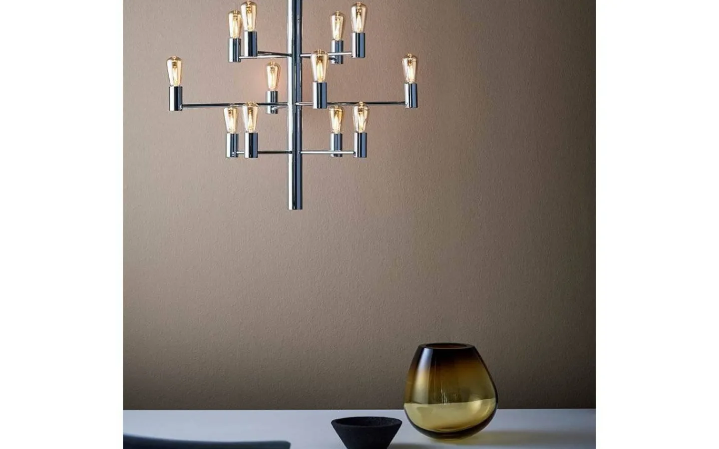 Vardagsrum|Kök & Matplats < Herstal Manola Takkrona 60cm LED 12x2,5W Krom