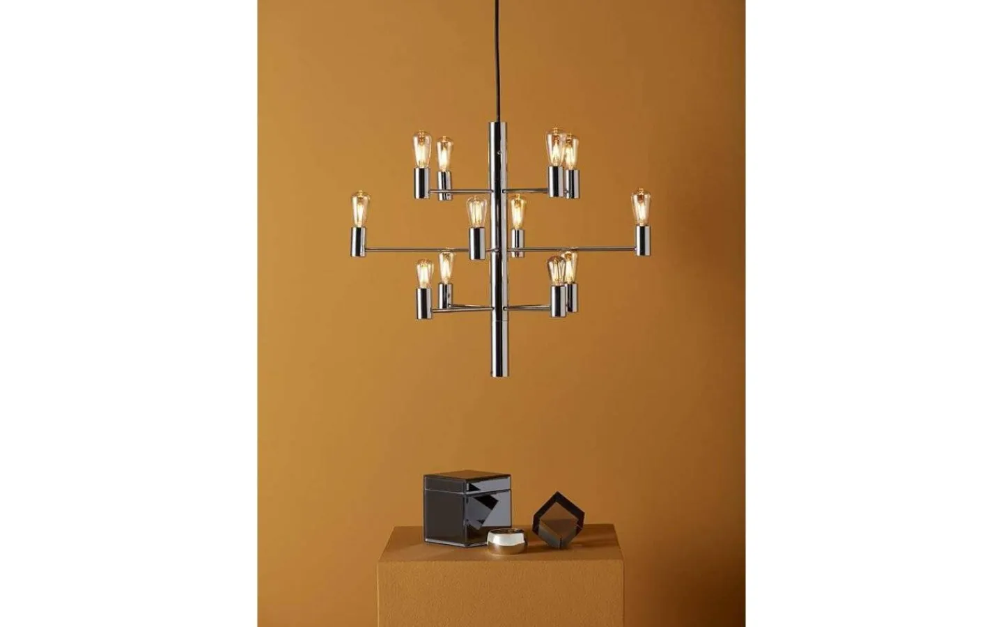 Vardagsrum|Kök & Matplats < Herstal Manola Takkrona 60cm LED 12x2,5W Krom