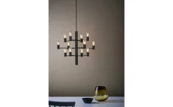 Vardagsrum|Kök & Matplats-Herstal Manola Takkrona 60cm LED 12x2,5W Svart