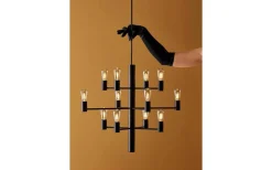 Vardagsrum|Kök & Matplats-Herstal Manola Takkrona 60cm LED 12x2,5W Svart