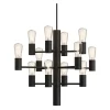 Vardagsrum|Kök & Matplats < Herstal Manola Takkrona Mini 45cm LED 12x2,5W Svart