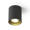 Hall & Trappa|Takspot Med 1 Lampa-Rendl Mantova I Takspotlight Svart/Guld GU10