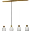 Avlånga Taklampor < Eglo Manzanares Taklampa 97cm Borstad Mässing