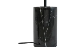 Golvlampor|Golvläslampor < Dyberg Larsen Marble Golvlampa 145cm Marmorfot Svart