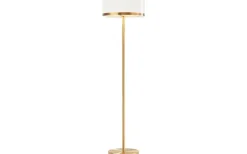 Golvlampor-By Rydens Marcel Golvlampa 150cm Mässing/Vit