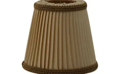 Plisserade Lampskärmar-Hallbergs Margareta Plisserad Lampskärm Ø12cm Guld