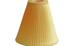 Toppringsskärmar < Hallbergs Margareta Plisserad Toppringskärm Ø22cm Gul