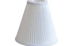 Toppringsskärmar < Hallbergs Margareta Plisserad Toppringskärm Ø22cm Offwhite