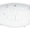 Plafonder < Eglo Margitta Plafond 31,5cm LED 3000K 11W Vit/Kristall