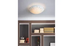 Plafonder < Eglo Margitta Plafond 31,5cm LED 3000K 11W Vit/Kristall