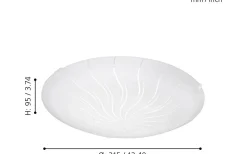 Plafonder-Eglo Margitta Plafond 31,5cm LED 3000K 11W Vit
