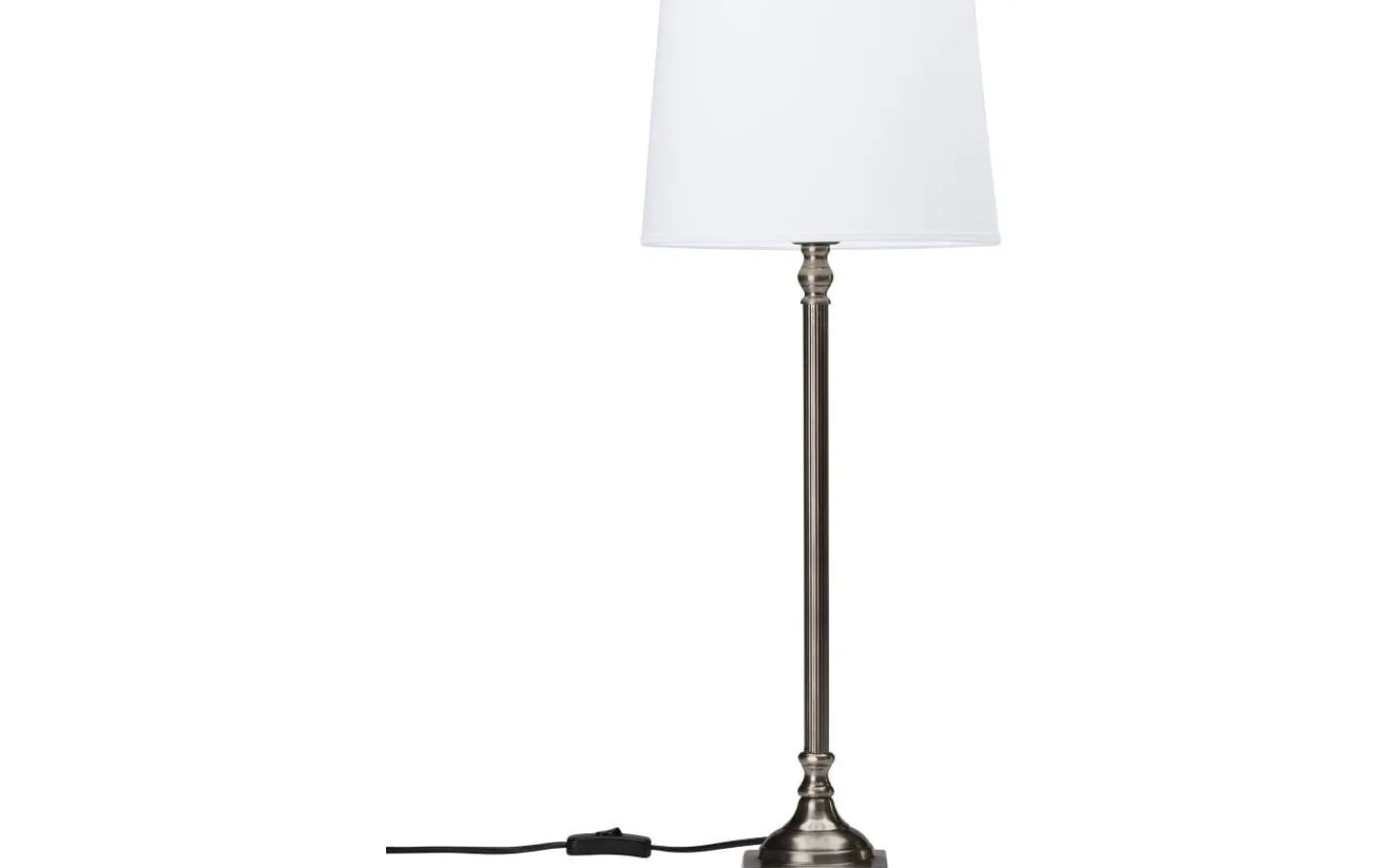 Bordslampor < PR Home Margot Bordslampa 63cm Antiksilver/Vit