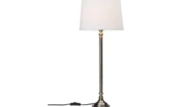 Bordslampor < PR Home Margot Bordslampa 63cm Antiksilver/Vit