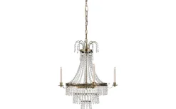 Kristallkronor-Markslojd Marielund Kristallkrona Antik 50 cm 3xE14