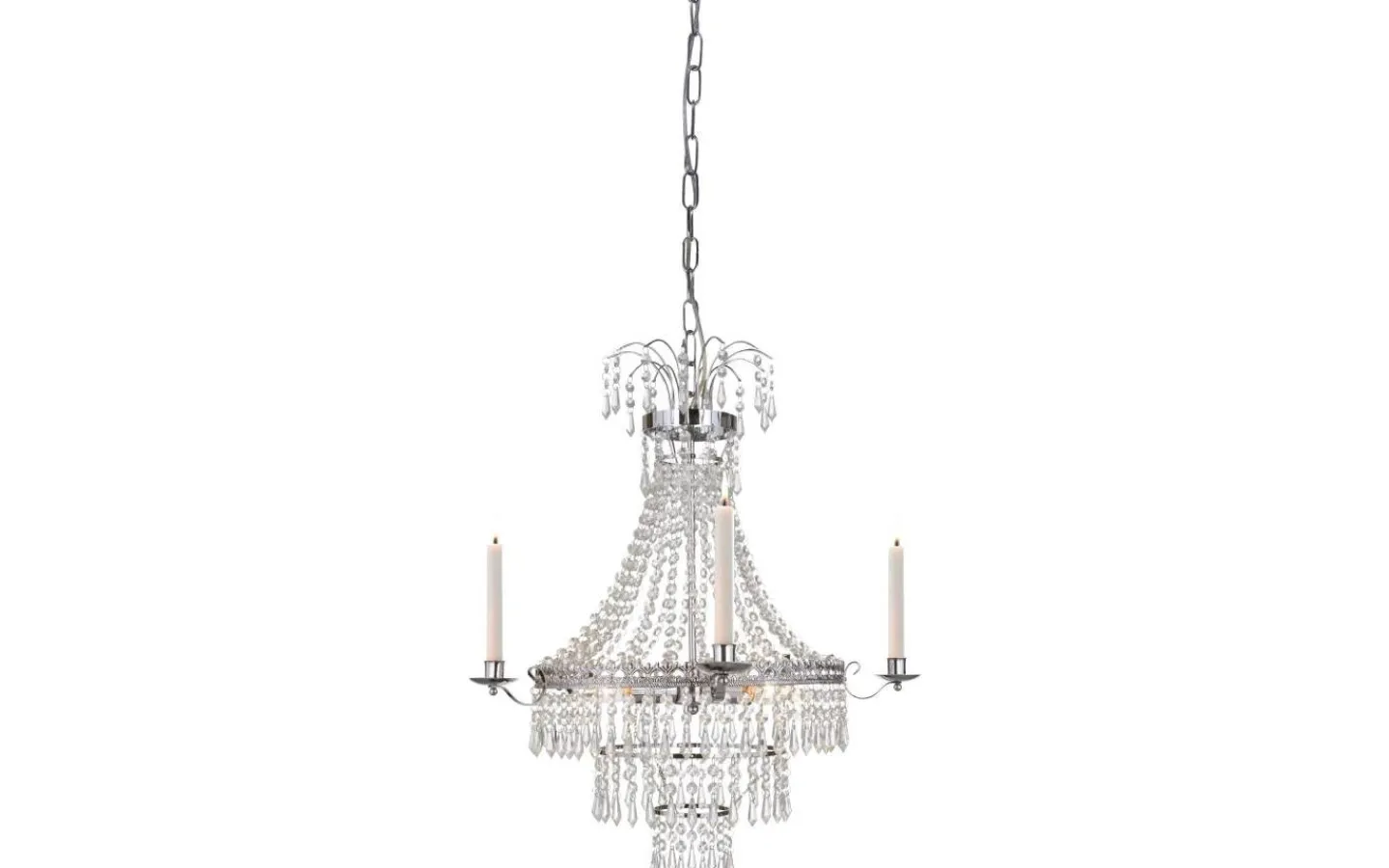 Kristallkronor-Markslojd Marielund Kristallkrona 50 cm 3xE14