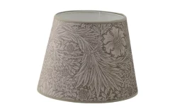 Mönstrade Lampskärmar < Hallbergs Marigold Velvet Lampskärm Ø25cm Jute William Morris