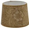 Mönstrade Lampskärmar < Hallbergs Marigold Velvet Lampskärm Ø20cm Ochre William Morris