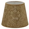 Mönstrade Lampskärmar < Hallbergs Marigold Velvet Lampskärm Ø17cm Ochre William Morris